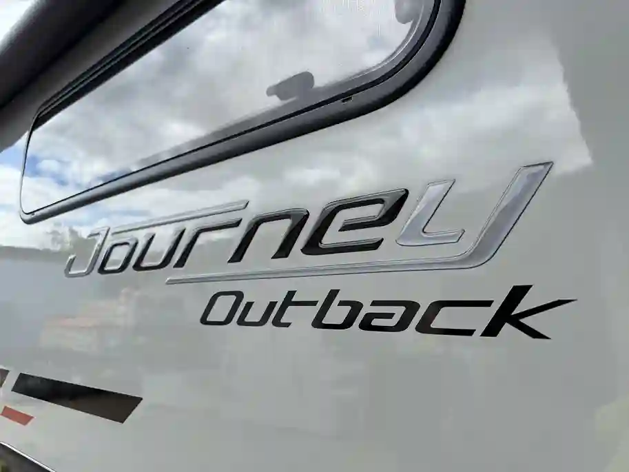 Picture of buff and polished caravan